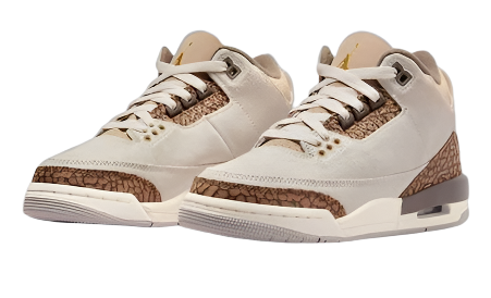 Air Jordan 3 Retro Palomino Mens Lifestyle Shoes Light Orewood